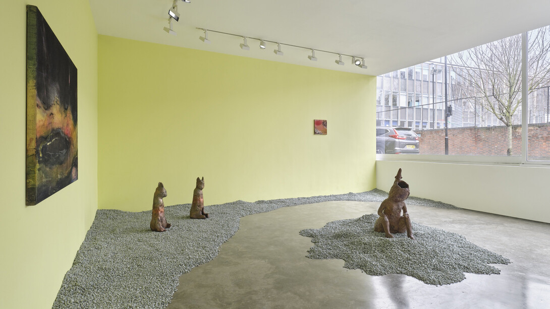 Leiko Ikemura, El jardín nocturno, exhibition view. Courtesy of Lisson Gallery