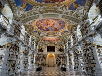 Abbazia di Admont, affreschi