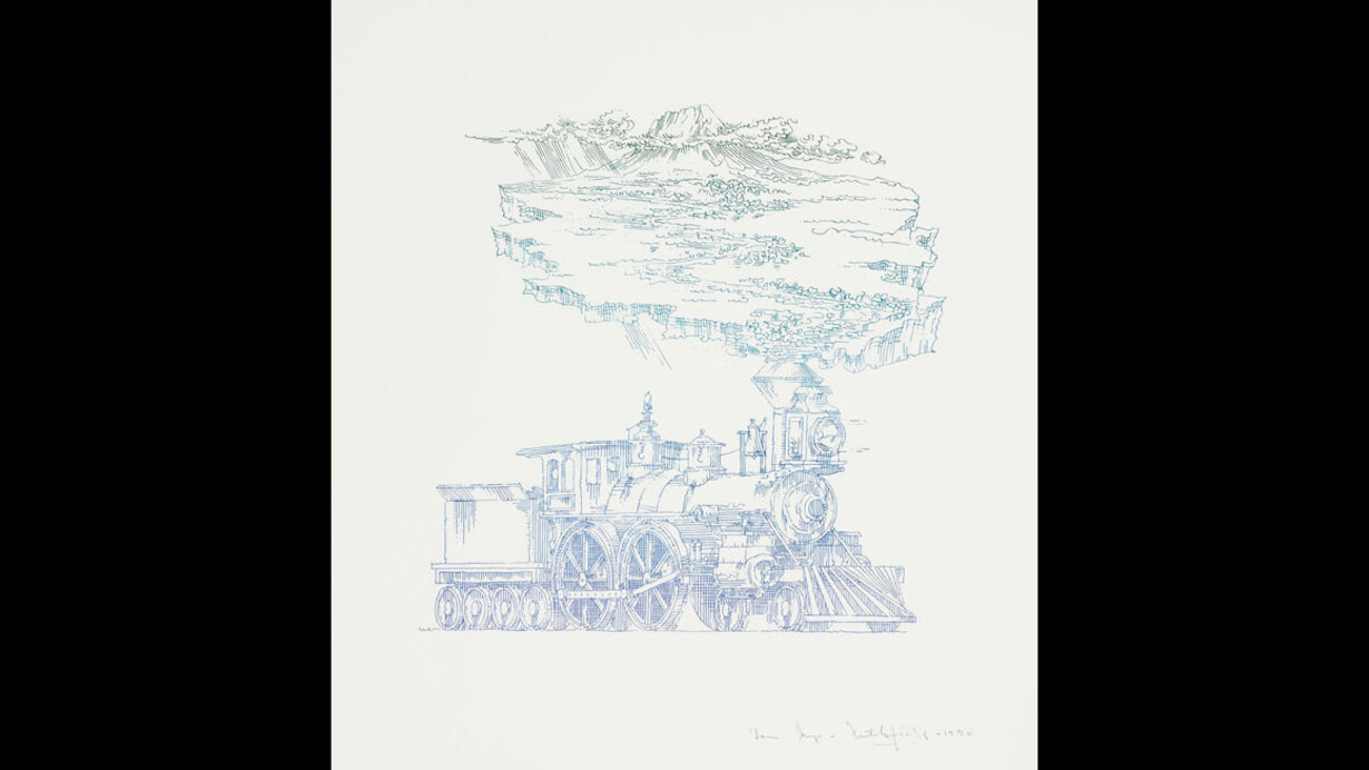 A Lithographic Suite by William Crutchfield. Courtesy of Norton Simon Museum
