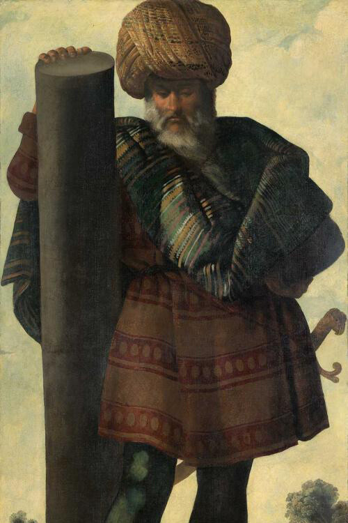 Francisco de Zurbarán (Spanish, 1598–1664), Reuben, ca. 1640–45, Oil on canvas
78 9/16 x 40 9/16 inches (199.5 x 103 cm)
©Auckland Castle Trust/Zurbarán Trust
Photo credit: Robert LaPrelle