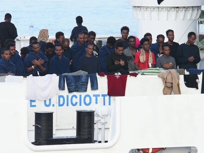 I migranti della nave Diciotti