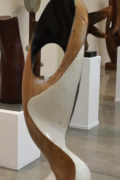 Domingo Ramos, detalle de "Cabeza", escultura