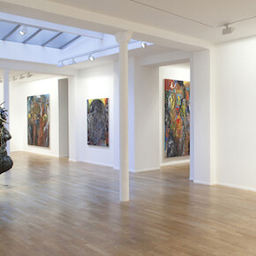 Jim Dine, Exhibition view. Courtesy of galerie Templon