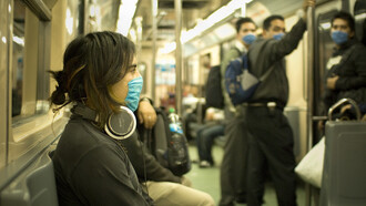 Pasajeros en el metro de Ciudad de México