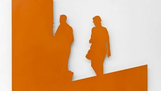 Simona Uberto, City, 2013, lamiera sagomata al laser e verniciata, cm 87 x 120
