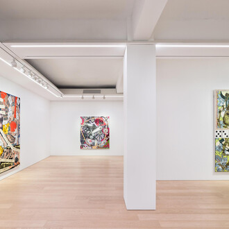 Lari Pittman, Caprichos and nocturnes, exhibition view. Courtesy of Lehmann Maupin