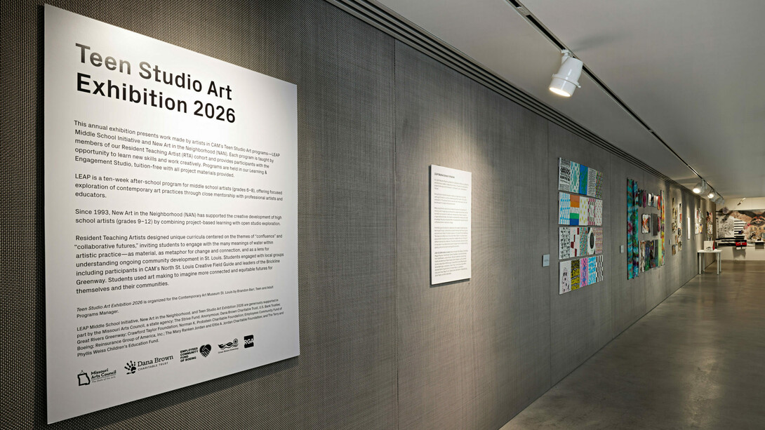 Various artists, Teen studio art exhibition 2026, exhibition view. Courtesy of CAM