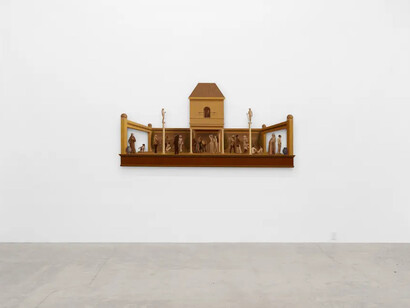 David Hollowell, Hollowell heaven, exhibition view. Courtesy of Harkawik