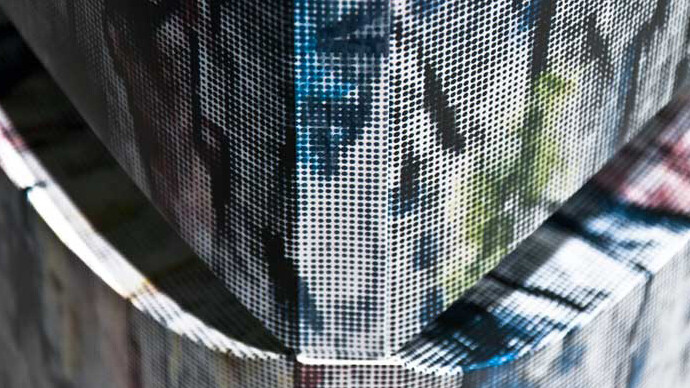Marie Lelouche, Exhibition view « I am walking in… », 2015, sculpture (detail) Le Fresnoy, Studio national des arts contemporains, Tourcoing, France. Copyright Le Fresnoy Studio national des arts contemporains, Courtesy Galerie Alberta Pane