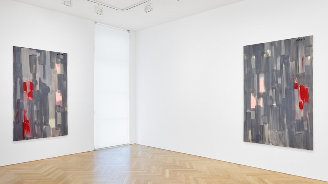 Günther Förg, Exhibition view. Courtesy of Galerie Max Hetzler