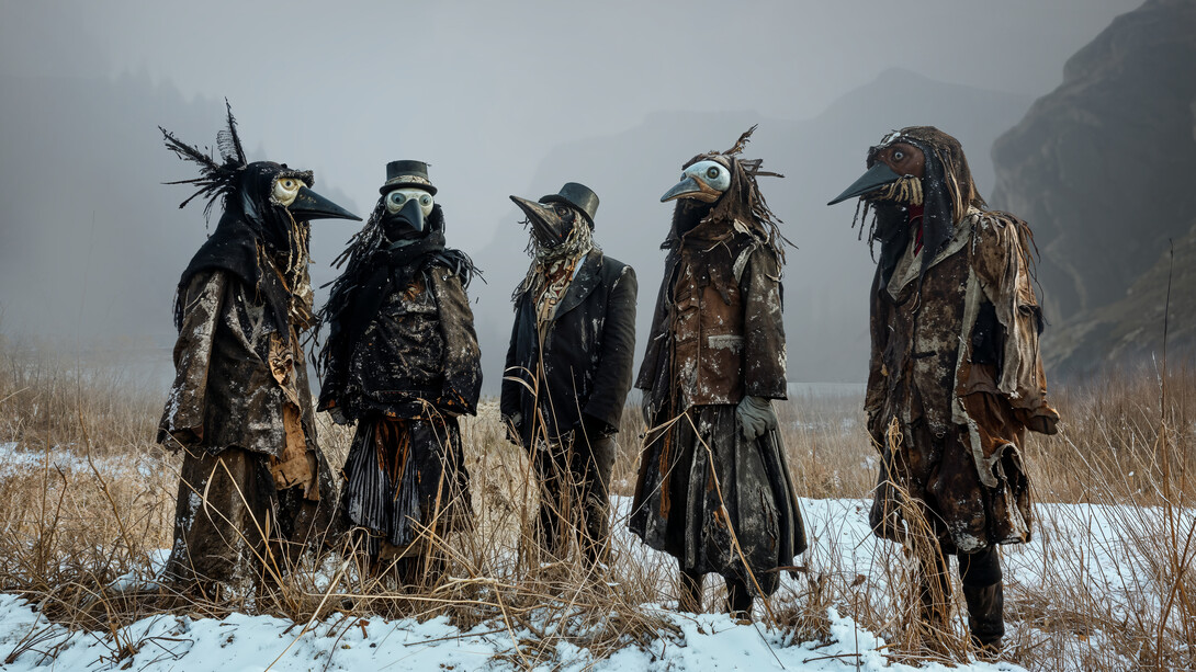 Moonis Ahmad, Birds that walk on earth have eyes on the sky II, 2024. Courtesy of Soas Gallery