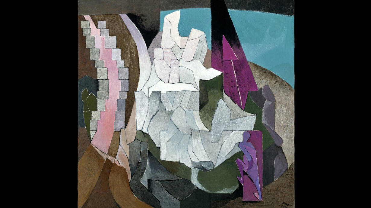 Art non-figuratif. Courtesy of Villa Vauban