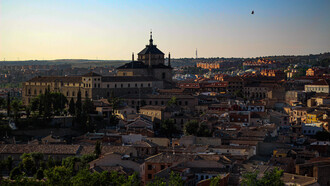 Vista aérea de Toledo, España