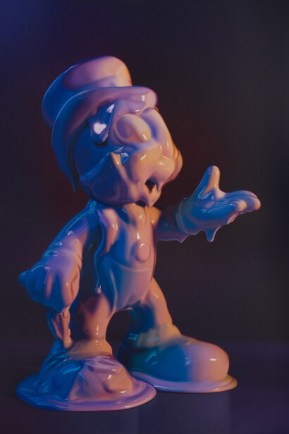 Sabrina Milazzo, Il grillo, 2014, Oil on linen canvas, cm 140x100