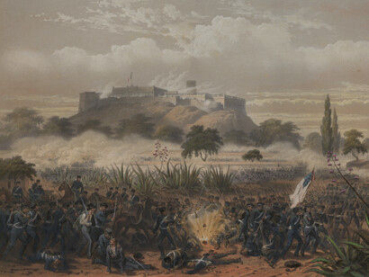 Carl Nebel, Ataque al Castillo de Chapultepec