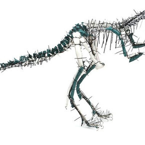 Julia Krause-Harder, Nanotyrannus, 2013, verschiedene Materialien, Julia Krause-Harder / Atelier Goldstein, Foto © Uwe Dettmar