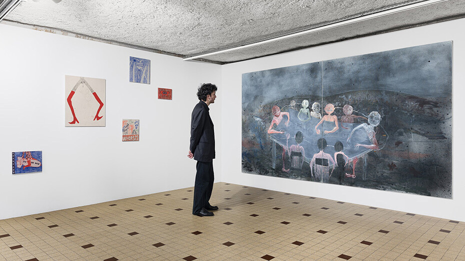 Divers artistes, Silent threads, resounding Kosova, vue d'exposition. Courtesy de Galleria Continua