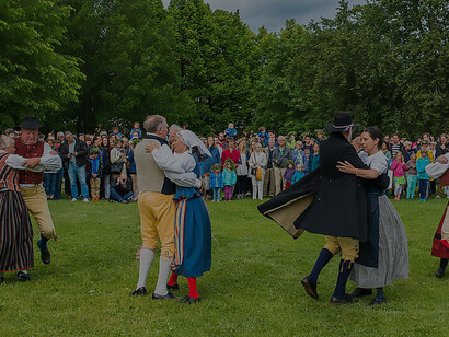 Midsummer unfolded in the picturesque setting of Vaxholm, Stockholm, Sweden, on June 20, 2014