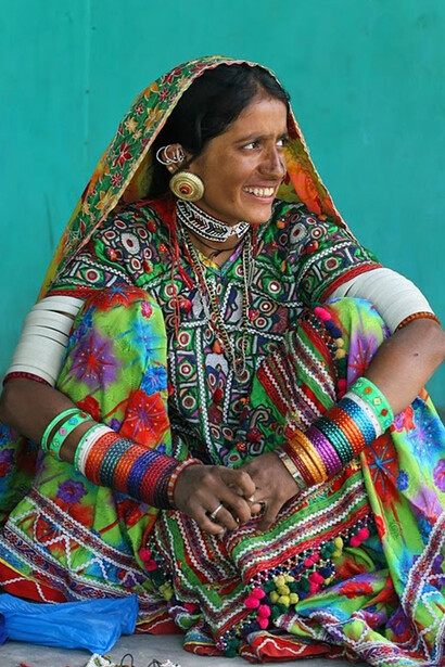 Gioielli della tribu di Gujarat 