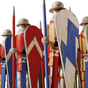 Army of Soldiers, Carl Otto Czeschka (1878-1960)1908 / 1910HamburgTurned, carved and painted beechH 16,2 – 16,5 cm