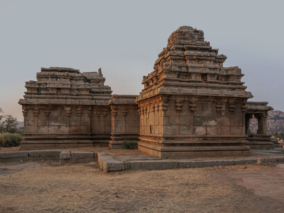 The ancient Virupaksha Temple in Hampi, India
