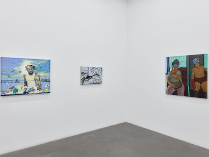 Various artists, Home team, exhibition view. Courtesy of Luis De Jesus Los Angeles