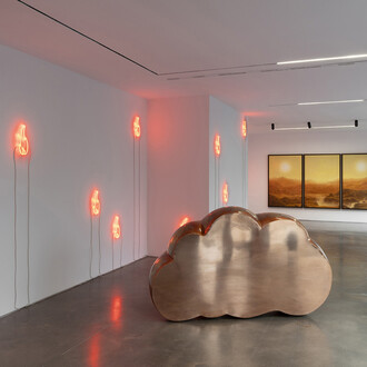 Laurent Grasso, Clouds theory, exhibition view. Courtesy of Pedro Cera 