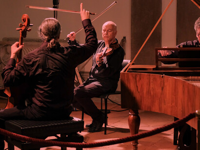 Momenti di studio e d’incontro fra artisti affermati e giovani musicisti, foto Peter Adamik