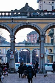 Il piazzale Marconi quando non c'è il mercato, Alessandria, Italia