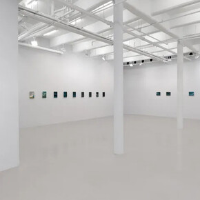 Na Kim, Blue, exhibition view. Courtesy of Nicola Vassell Gallery