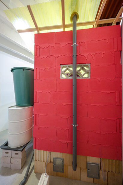 Caracas: Dry Toilet
2003 - 2019
Building material and sanitation infrastructure Overall dimensions approx. 310 x 320 x 240 cm. Courtesy Galerie Nordenhake Berlin / Stockholm / Mexico City; Photo: Gerhard Kassner