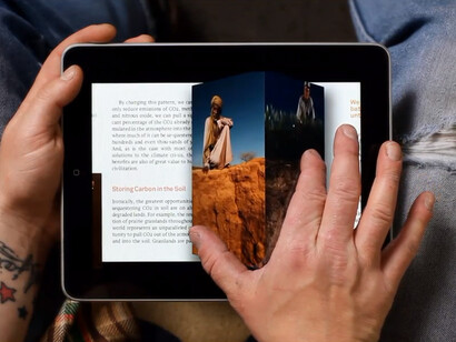 News on tablet