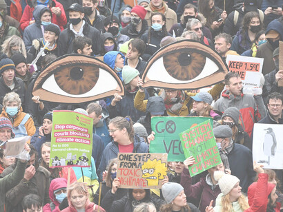 Miles de personas se congregaron en Glasgow para exigir a los líderes mundiales acciones contra el cambio climático