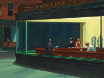 Edward Hopper. Nighthawks. 1942