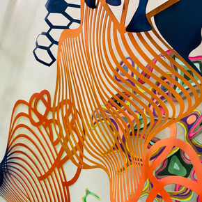 Wendy Letven, Flowtopia, detail. Courtesy the artist and Beth Urdang Gallery