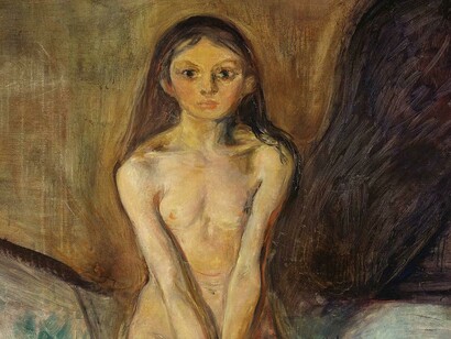 Edvard Munch, Pubertà, particolare