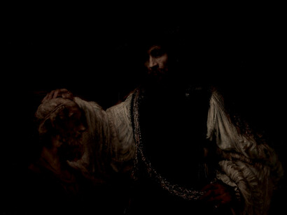 Así imaginó el maestro Rembrandt a Aristóteles acompañando el busto de Homero