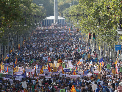 Manifestación en Barcelona (26/08/2017)