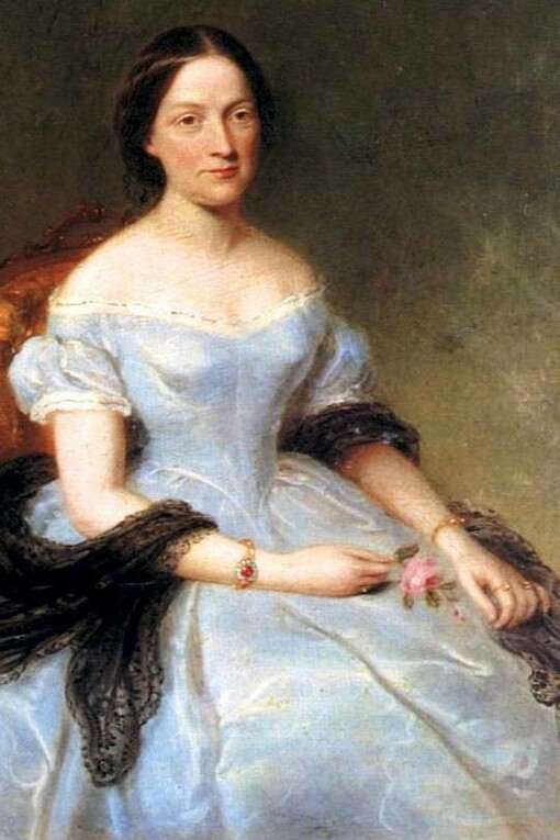 Richard Rothwell, Mary Shelley, olio su tavola, circa 1844