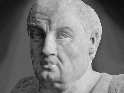 Busto de Séneca, parte de una doble herma. Antikensammlung, Berlín