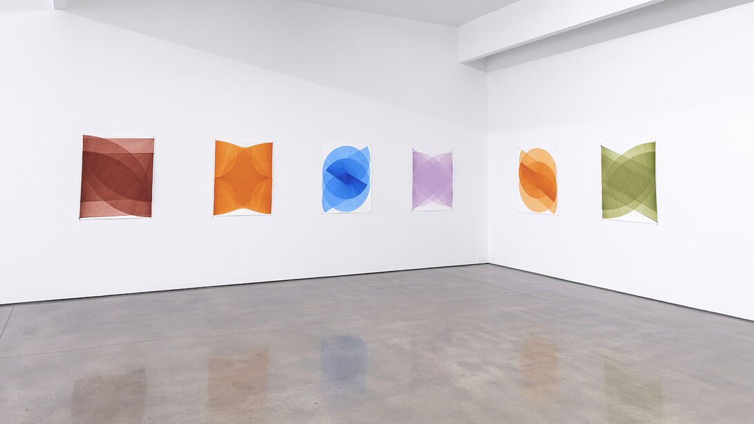 Installation view, Thomas Trum, Autobhan, 2024. Courtesy of The Hole, Los Angeles