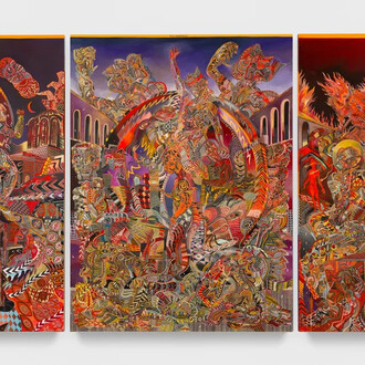 Zio Ziegler, The self reinforcing myth of "I" (detail), 2019. Courtesy of Almine Rech Gallery