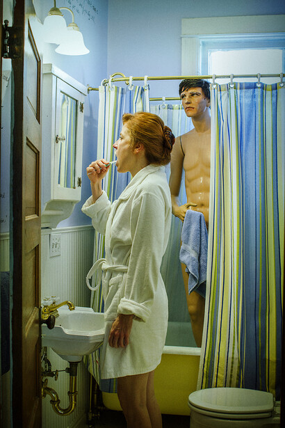 Suzanne Heintz. Shower, 2013. Photograph, Framed, Edition of 15. 34 × 25 in, 86.4 × 63.5 cm