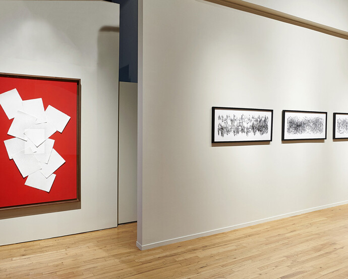 Expanding the Line: Drawing, Video, and Sculpture. Courtesy of Cecilia de Torres, Ltd.
