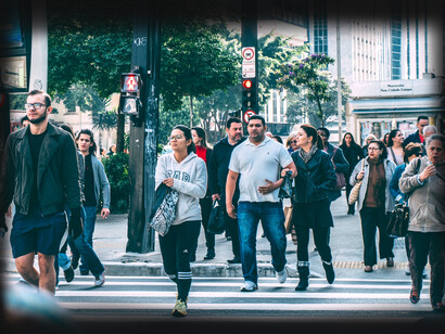 Vida agitada da cidade