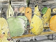 Amelie von Wulffen, Untitled, 2011, Water colour, india ink on paper, 28 x 20 cm, Photo credits: Gunter Lepkowski