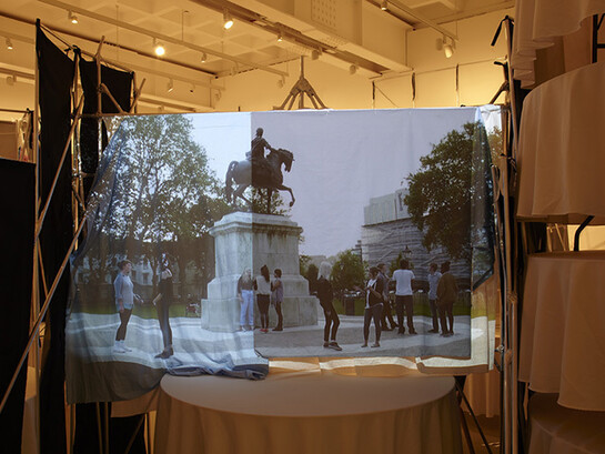 Yorgos Sapountzis, The Protagonists, 2013 (Installation view at Arnolfini, Bristol)
