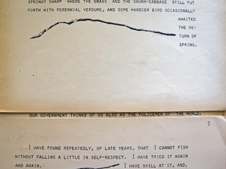 Lecture on the Weather, 1975. Courtesy of  Frith Street Gallery