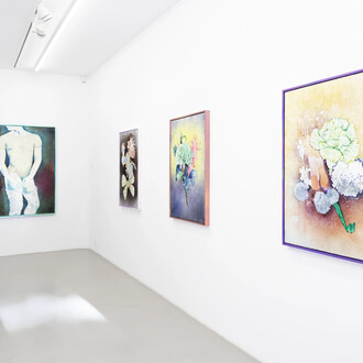 Travis Boyer, Personal effects, exhibition view. Courtesy of Galerie Peter Kilchmann