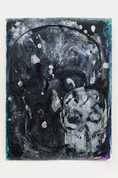 Untitled, 2020
acrylic on paper
76.2 × 57.2 cm, 30 × 22 1
⁄2 in.
Courtesy the Artist and Xavier Hufkens, Brussels
Photo credit: HV-studio